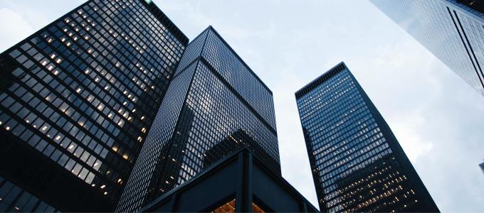 Image - modern black skyscrapers