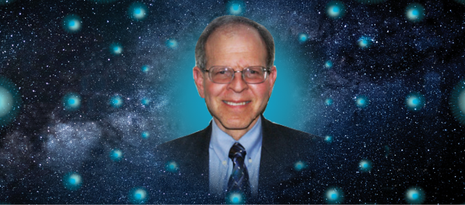 Image - Michael Dine and a background of stars