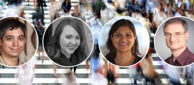 Image - speaker photos and blurred photo of crowd