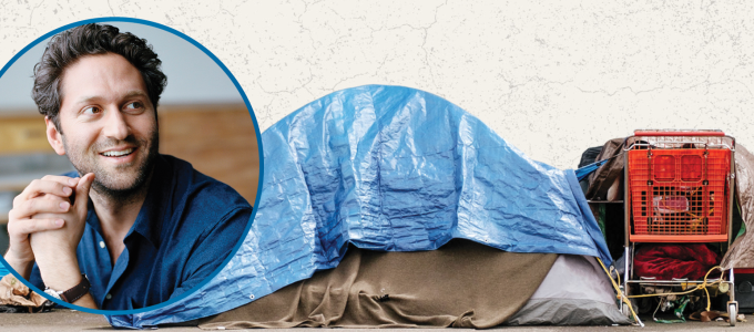 Image - Kevin Adler and tent