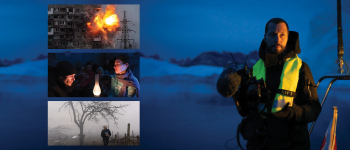 Image - filmmaker and scenes from his film