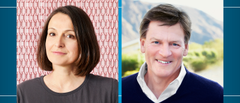 Image - Sarah Thornton with Michael Lewis