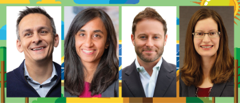 Image - the speakers and illustration of green energy types