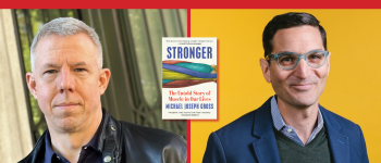Image - the speakers and a book cover