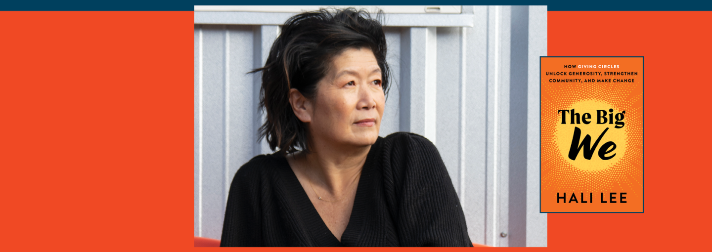 Hali Lee: The Big We Image - the speaker and her book cover