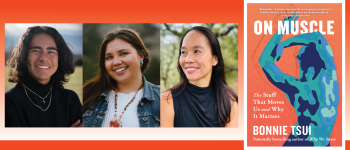 Image - the speakers and Tsui's book cover