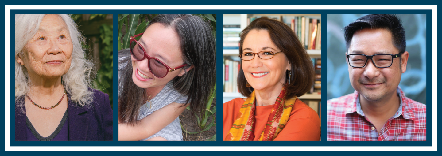 Fall Literary Salon: Maxine Hong Kingston, Aimee Liu, Lily Hoang and Pete Hsu Image - the speakers