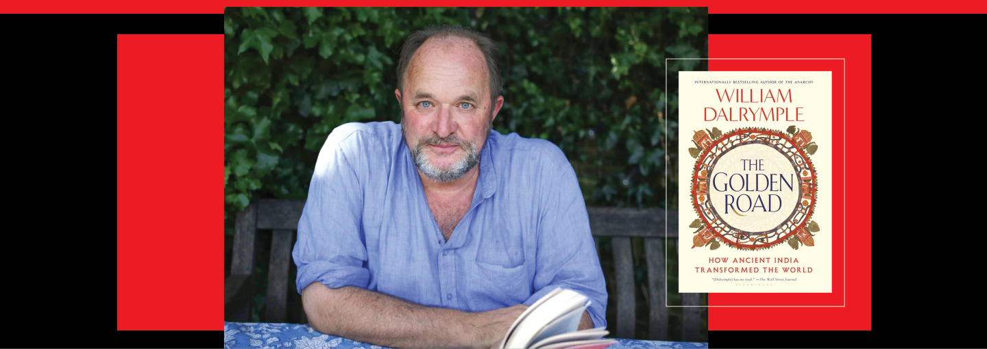 An Empire of Ideas: How Ancient India Transformed the World Image - the speaker and his book cover