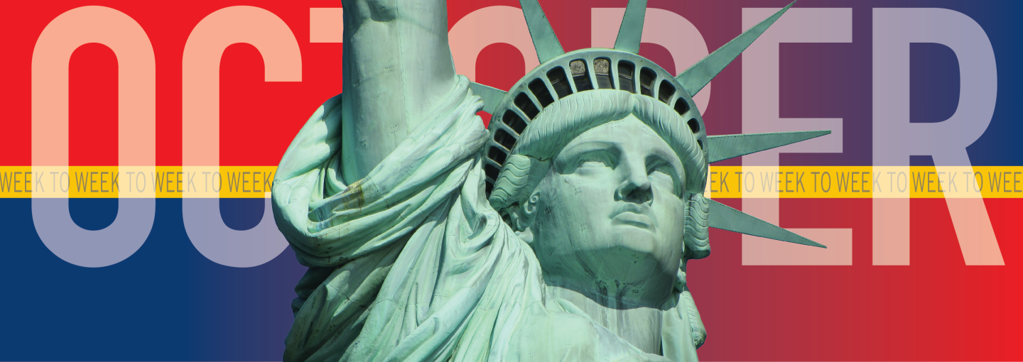 October Reprise: Week to Week Political Roundtable and Social Hour Image - Statue of Liberty