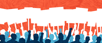 Image - people holding signs
