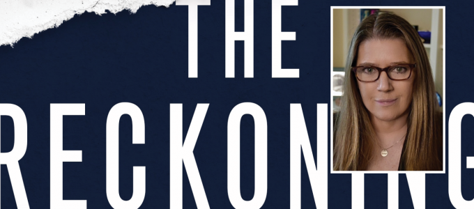 Image - Mary Trump and title of her book The Reckoning