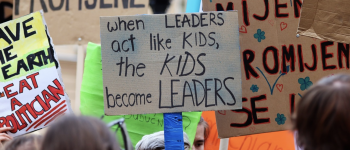 Image - signs at climate demonstration
