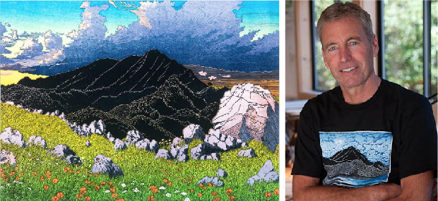 Mt. Tam, and the artist Tom Killion